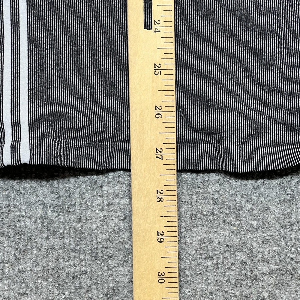 Athleta Hoodie Womens XL Gray 1/4 Zip Lightweight Pinstripe Knit Pullover - Picture 9 of 9
